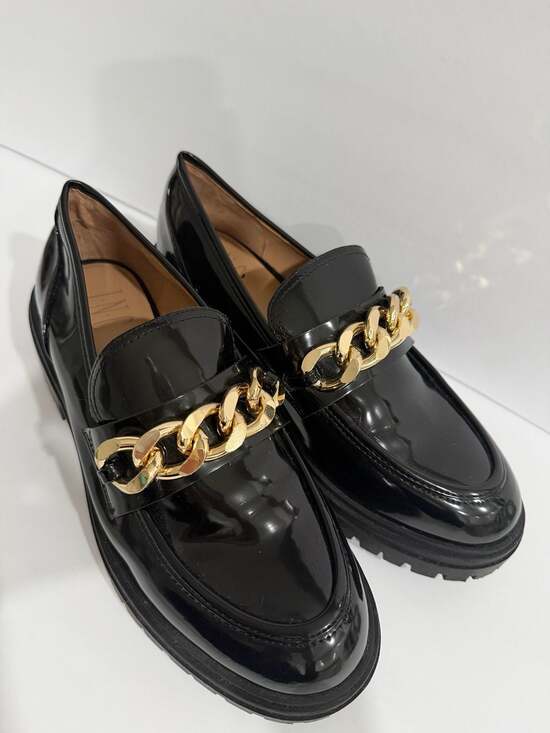 I.N.C. International Concepts Shoes - I.N.C. International Concepts Brea Chain-Trim Lug Sole Patent Loafers
